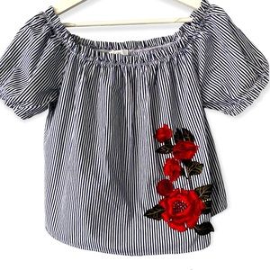 Active Usa   Women’s Off Shoulder Top. Size L